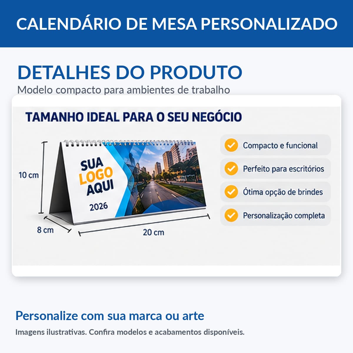 Calendário de mesa personalizado, miniatura 3
