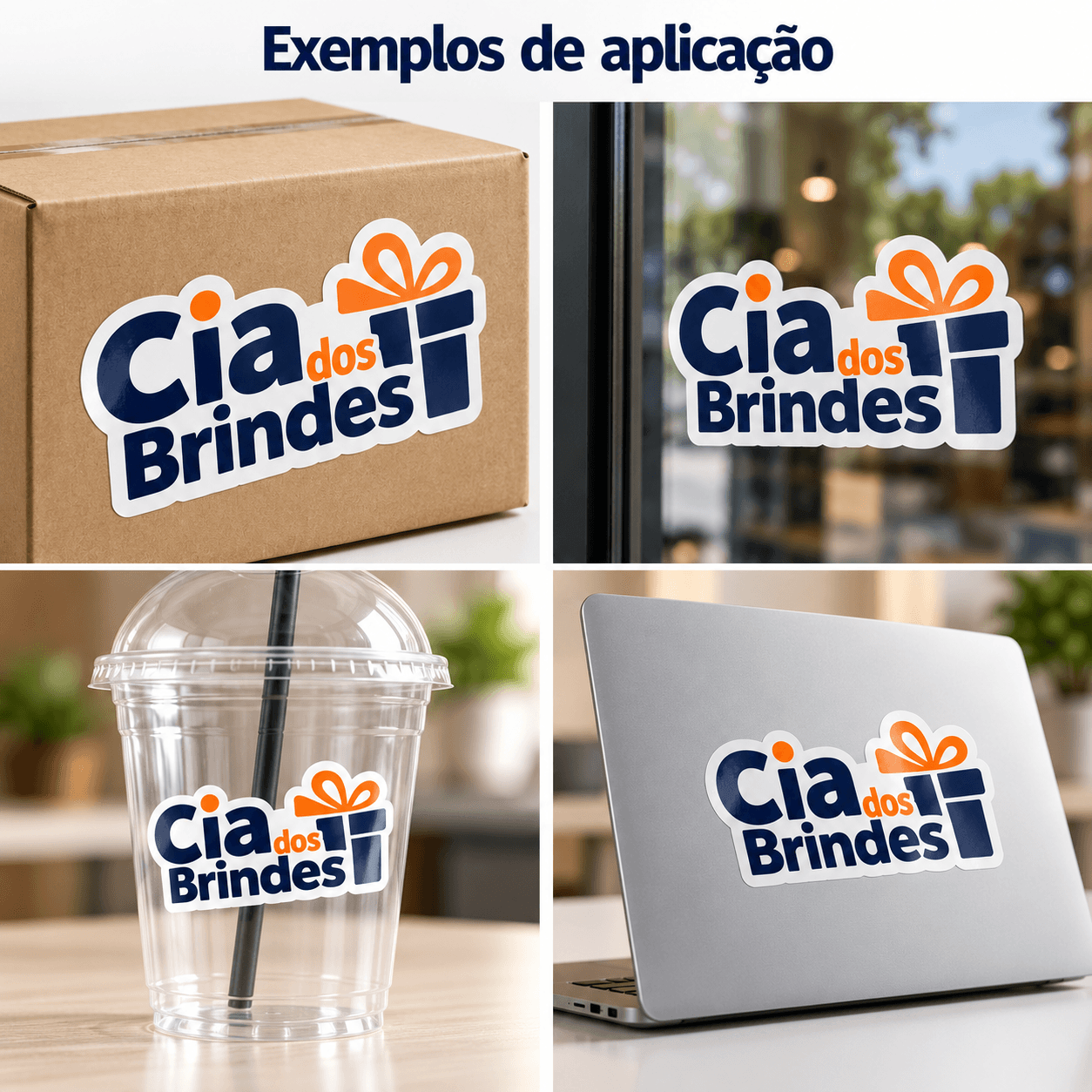 Adesivo com recorte eletrônico