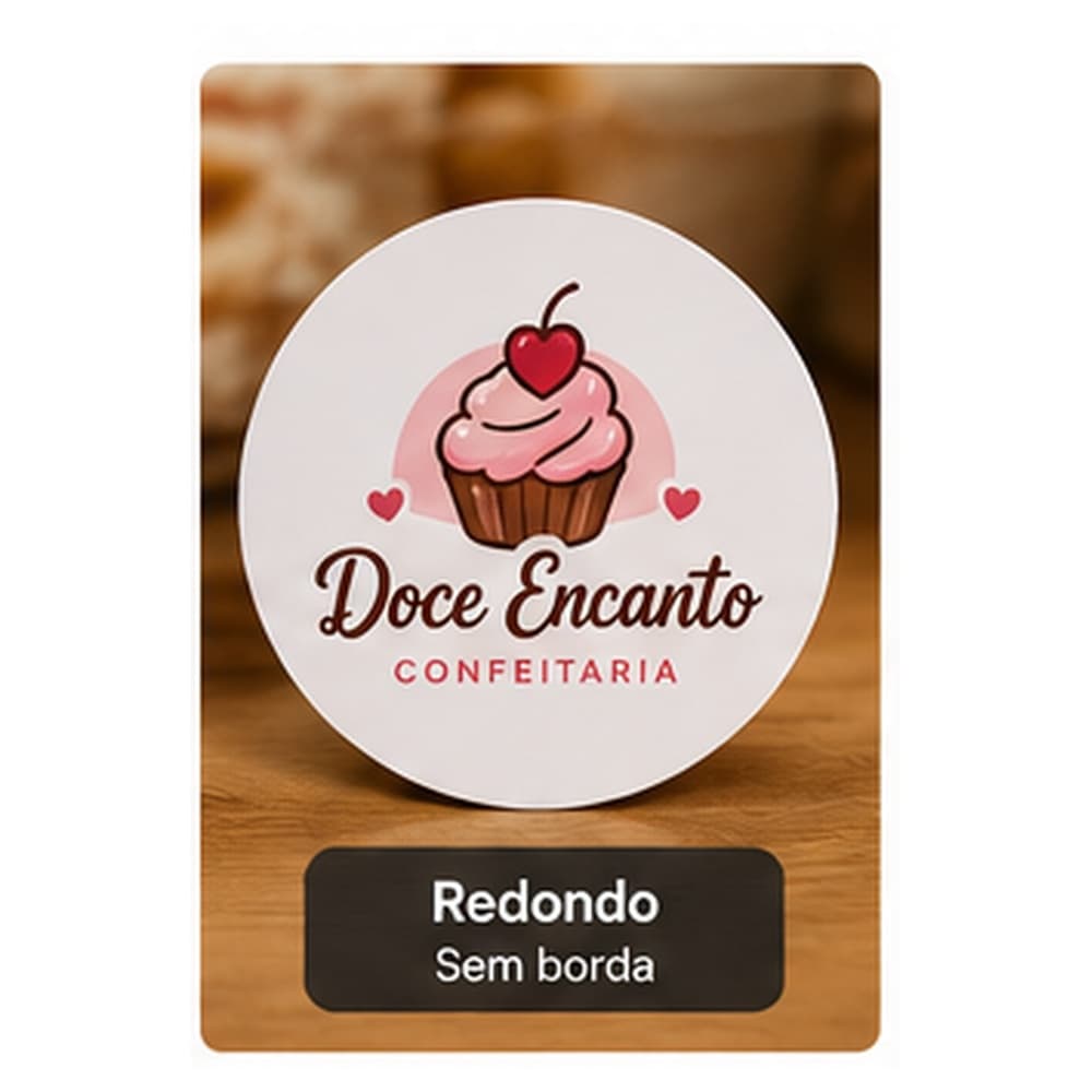 Adesivo 5x5 cm personalizado, miniatura 4